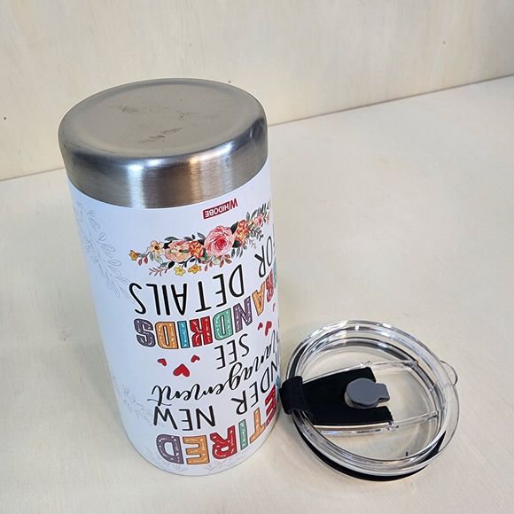 Retired Under New Management Personalized Grandma Tumbler - Picture 7 of 7